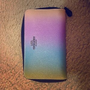 COACH rainbow wallet
